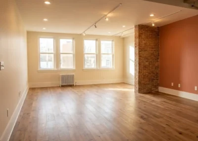 salón en una vivienda en Campo Volantin en Bilbao después